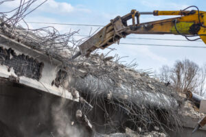 hydraulic breaker attachment job